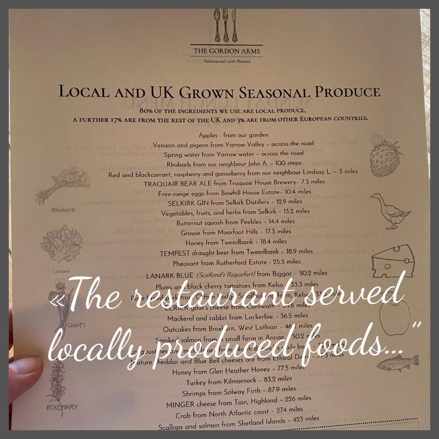 Yarrow The Gordon Arms Restaurant With Rooms מראה חיצוני תמונה